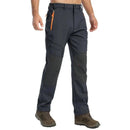 Pantalón térmico para hombre con forro polar interno. - Gris