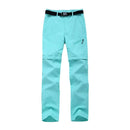 Pantalón bermuda para mujer, con protección UPF - Azul
