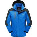 Chaqueta cortavientos estampada para hombre.
Goma suave e impermeable que protege del agua y del viento, azul.