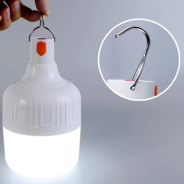 Lámpara USB con gancho para colgar.