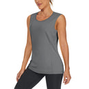 Camiseta sin mangas para mujer, con protección UPF 50+.
Ligero, de secado rápido, que absorbe la humedad, transpirable, color gris oscuro