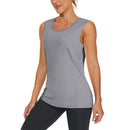 Camiseta sin mangas para mujer, con protección UPF 50+.
Ligero, de secado rápido, que absorbe la humedad, transpirable, color gris claro