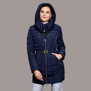Parka Feminina Forrada com Capuz