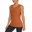 Camiseta sin mangas para mujer, con protección UPF 50+.
Ligero, de secado rápido, que absorbe la humedad, transpirable, color naranja tierra