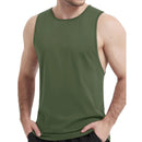 Camiseta de tirantes para hombre, modelo escote redondo.
Material 100% algodón, color verde