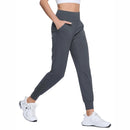 Pantalón femenino tipo jogger slim, cómodo y ligero para cualquier ocasión, Gris.