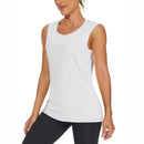 Camiseta sin mangas para mujer, con protección UPF 50+.
Ligero, de secado rápido, que absorbe la humedad, transpirable, color blanco