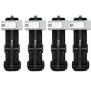 4 Torniquetes Metal Negra