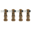 4 Torniquetes Metal Caqui