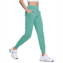 Pantalón femenino tipo jogger slim, cómodo y ligero para cualquier ocasión, verde.