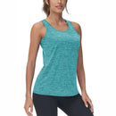 Camiseta sin mangas para mujer, con protección UPF 50+, color verde claro