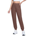 Pantalón deportivo mujer, de secado rápido, ligero y cómodo - marrón
