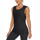 Camiseta sin mangas para mujer, con protección UPF 50+.
Ligero, de secado rápido, que absorbe la humedad, transpirable, color negro