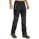 Pantalón térmico para hombre con forro polar interno. - Negra