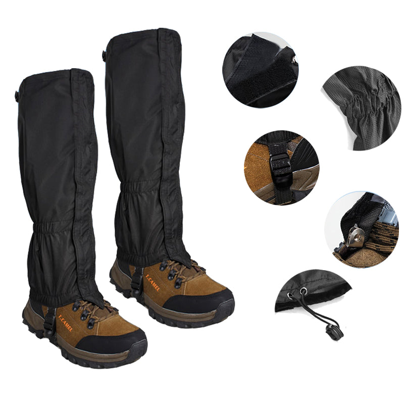 
Polainas unisex, resistentes al agua, al viento y a la arena, ligeras y transpirables