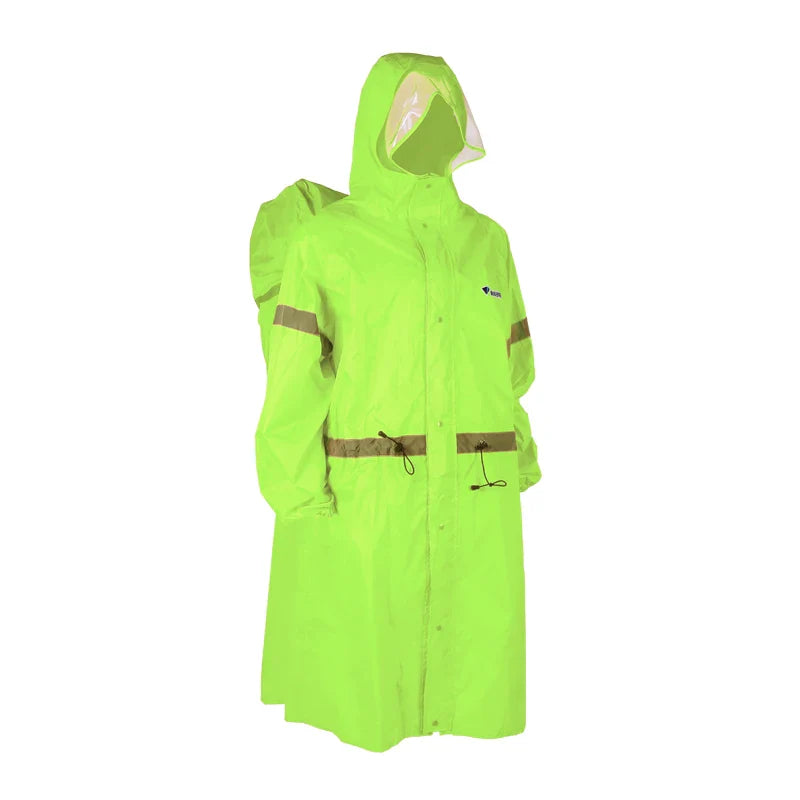 PONCHO IMPERMEABLE CON CAPUCHA Y ESPACIO PARA MOCHILA