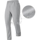 Pantalón de chándal masculino con forro de lana, resistente al agua y al viento, gris claro.