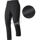 Pantalón de chándal masculino con forro de lana, resistente al agua y al viento, negro.