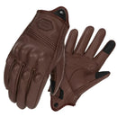 Guantes de hombre de cuero retro