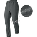 Pantalón de chándal masculino con forro de lana, resistente al agua y al viento, gris oscuro.