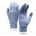 Guantes de pantalla táctil para mujer, transpirables y antideslizantes Guantes forrados de terciopelo, color azul