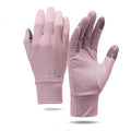 Guantes de pantalla táctil para mujer, transpirables y antideslizantes Guantes forrados de terciopelo, color rosa