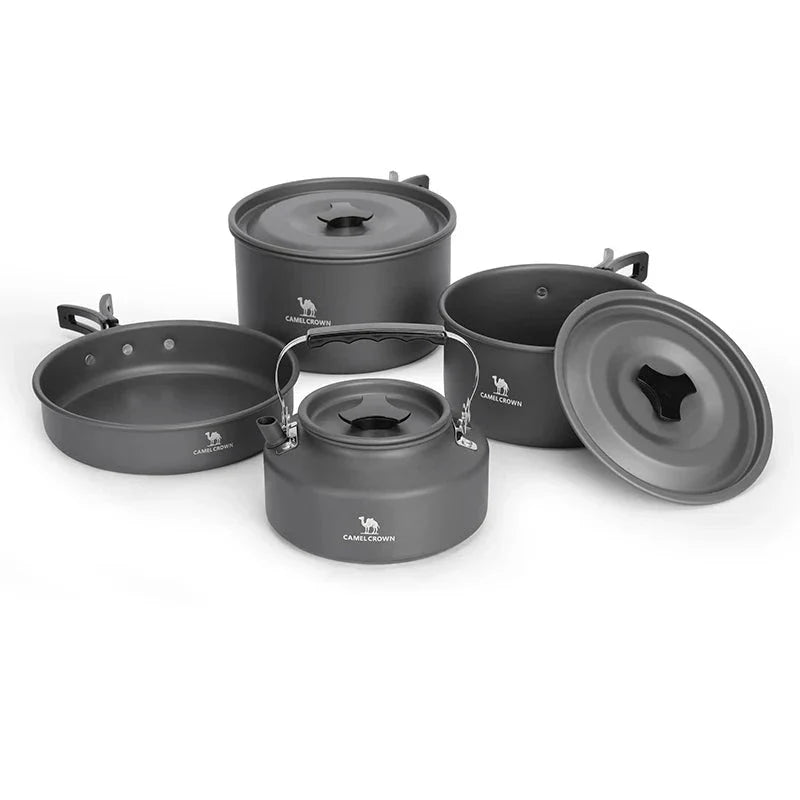kit de utensilios de cocina para acampar