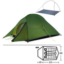 Tienda de Campaña Up 3P 20D Verde
