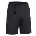Pantalones cortos cómodos y ligeros para hombre. Fabricado en nailon y resistente al agua. Un producto cómodo y ligero Negra