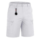 Pantalones cortos cómodos y ligeros para hombre. Fabricado en nailon y resistente al agua. Un producto cómodo y ligero branco