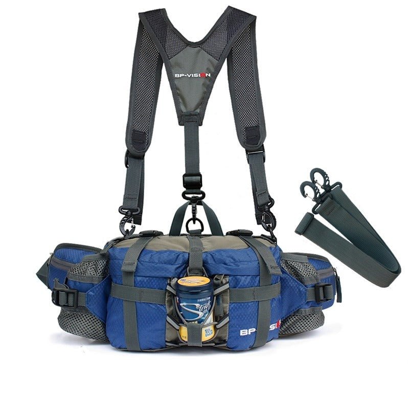 Riñonera de Cintura Impermeable Unisex 5L, azul