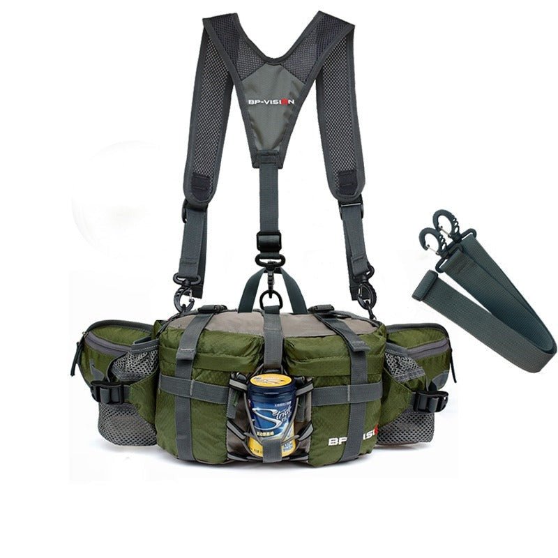 Riñonera de Cintura Impermeable Unisex 5L, verde militar