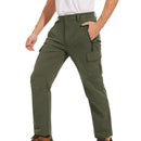 Pantalón masculino con elástico en los laterales de la cintura,
duradero, resistente al viento y al agua, verde.