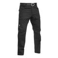 Pantalón masculino casual, tejido RIPSTOP poliéster, com varios bolsillos multifuncionales, negro.