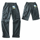 Pantalón bermuda masculino de secado rápido, gris.