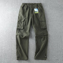 Pantalón bermuda masculino de secado rápido, verde.