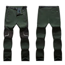 Pantalón térmico con forro de fleece interno, verde.