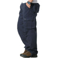 Pantalón masculino cargo, de alta resistencia y durabilidad, azul.