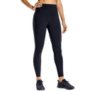 Legging femenina de cintura alta con elasticidad en 4 direcciones, negra.