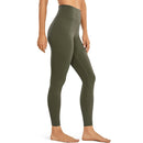 Legging femenina de cintura alta con elasticidad en 4 direcciones, verde oliva.