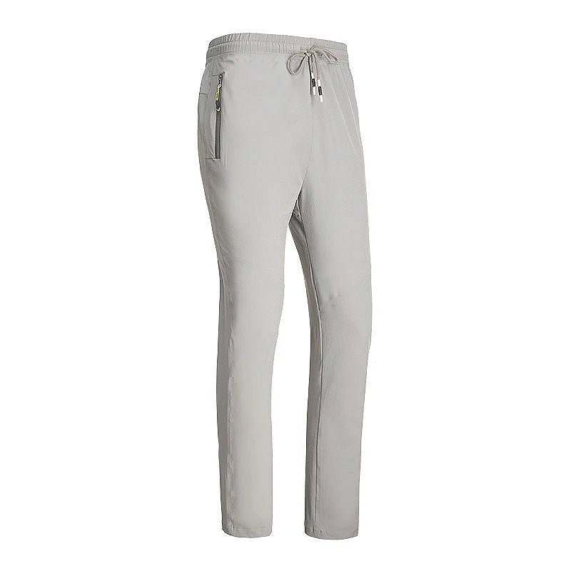 Pantalón femenino, ligero y elástico, gris.