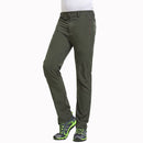 Pantalón masculino con protección UV, verde.