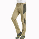Pantalón masculino con protección UV, caqui verde.