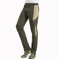 Pantalón masculino con protección UV, verde caqui.