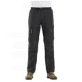 Pantalón bermuda masculino con tejido Quick Dry, negro.