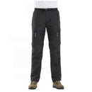 Pantalón bermuda masculino con tejido Quick Dry, negro.