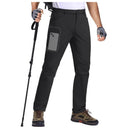 Pantalón masculino ligero y transpirable, con tejido resistente al desgaste, negro.
