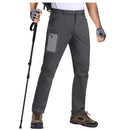 Pantalón masculino ligero y transpirable, con tejido resistente al desgaste, gris oscuro.