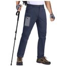 Pantalón masculino ligero y transpirable, con tejido resistente al desgaste, azul.