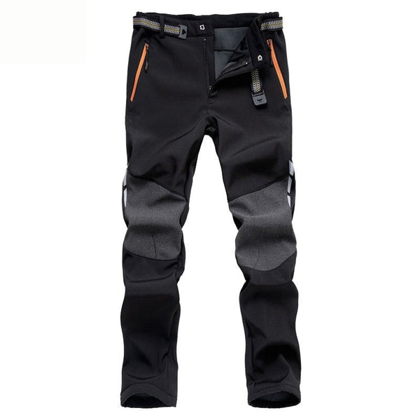 Pantalón masculino térmico, cortes diseñados para garantizar total flexibilidad en los movimientos, negro.